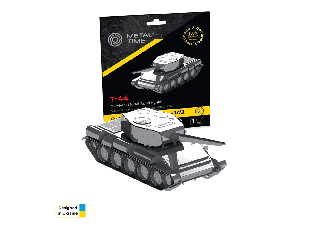 Metal Time Models Metal Time T-44 tanko metalinis konstruktorius 1:72, 59 det., 14+