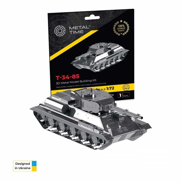 Metal Time Models Metal Time tankas T-34/85 metalinis konstruktorius 1:72 (MT071)
