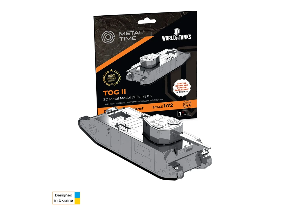 Metal Time Models Metal Time TOG II tanko metalinis konstruktorius 1:72 – World of Tanks