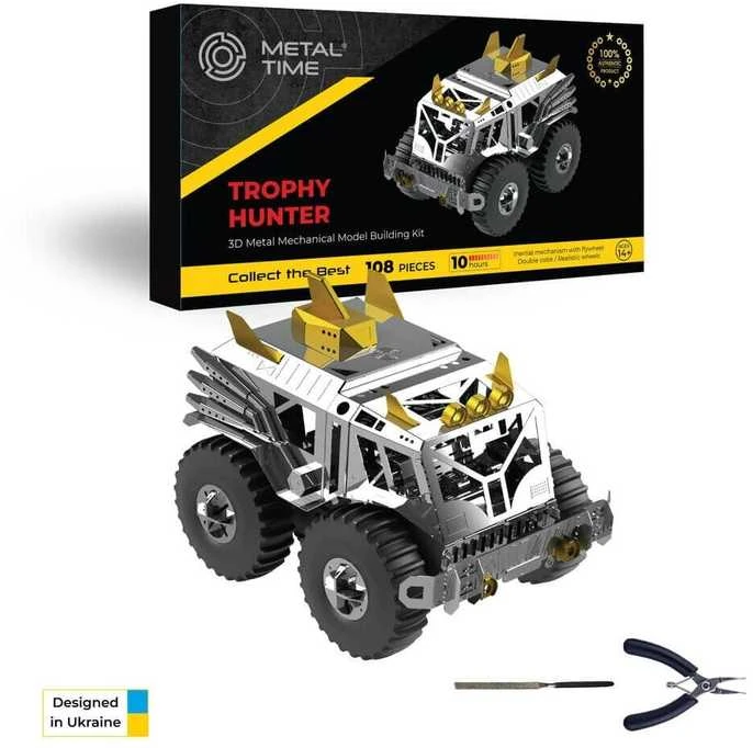 Metal Time Models Metal Time Trophy Hunter metalinis mechaninis konstruktorius MT056