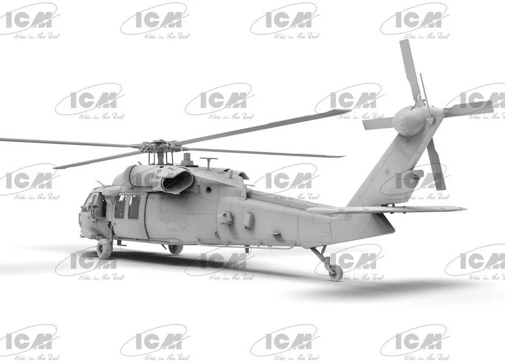 MH-60L Juodas Hawk JAV spec. pajėgų sraigtasparnis 1/48, ICM