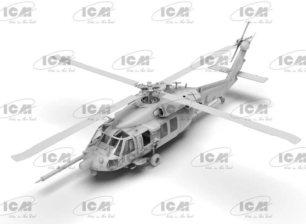 MH-60L Juodas Hawk JAV spec. pajėgų sraigtasparnis 1/48, ICM