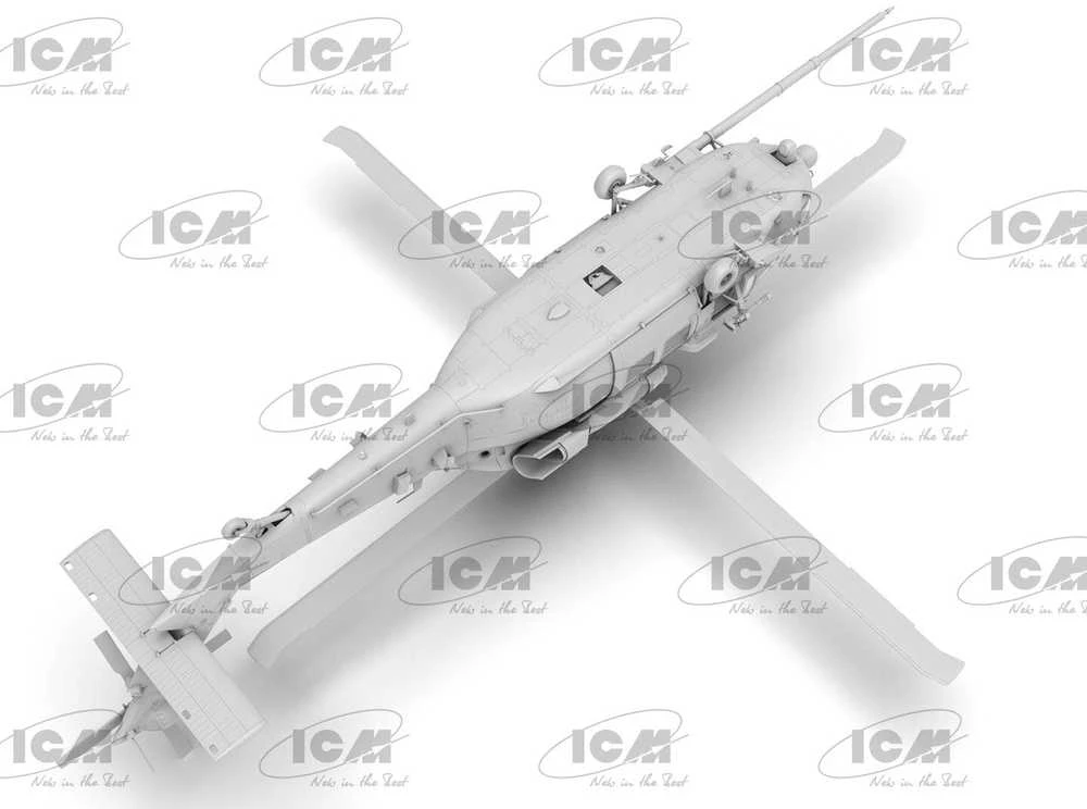 MH-60L Juodas Hawk JAV spec. pajėgų sraigtasparnis 1/48, ICM