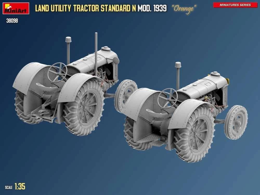 MiniArt Fordson N traktorius, oranžinis, 1939 m., 1/35