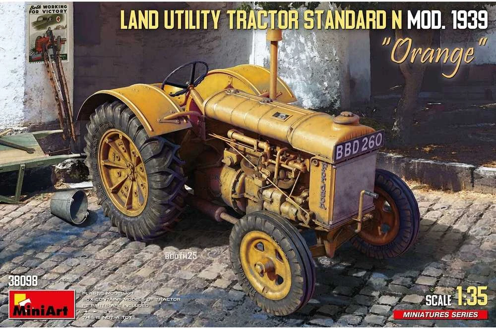 MiniArt Fordson N traktorius, oranžinis, 1939 m., 1/35