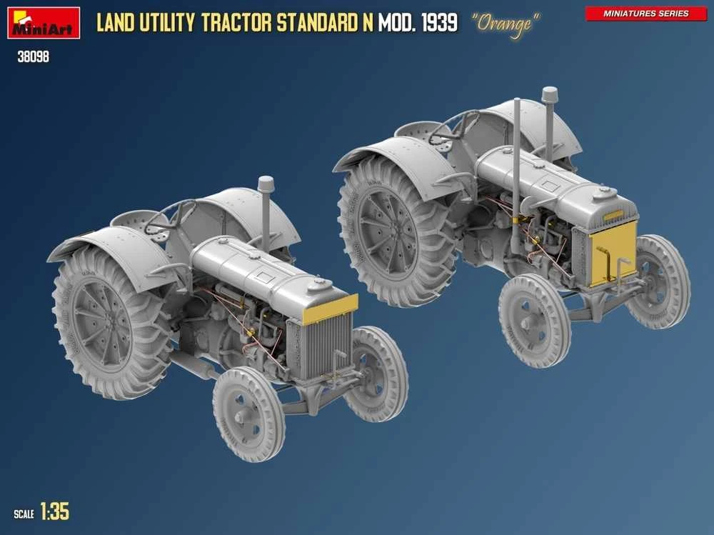 MiniArt Fordson N traktorius, oranžinis, 1939 m., 1/35