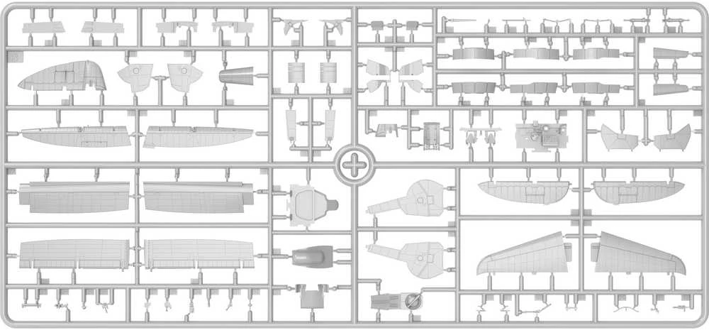 Miniart P-47N-1RE Thunderbolt lėktuvas, plastikinis 1/48 rinkinys