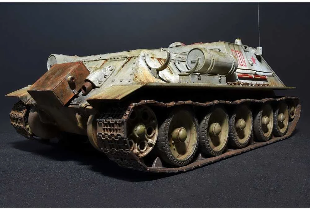 Miniart SU-122 ankstyvas savaeigis pabūklas, 1/35 surinkimo rinkinys