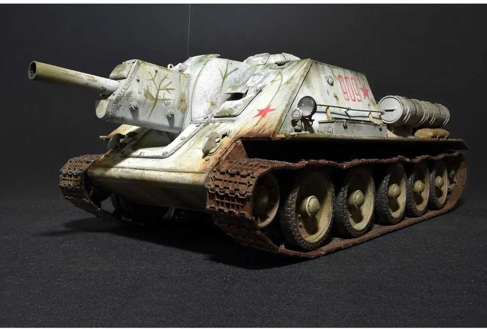 Miniart SU-122 ankstyvas savaeigis pabūklas, 1/35 surinkimo rinkinys