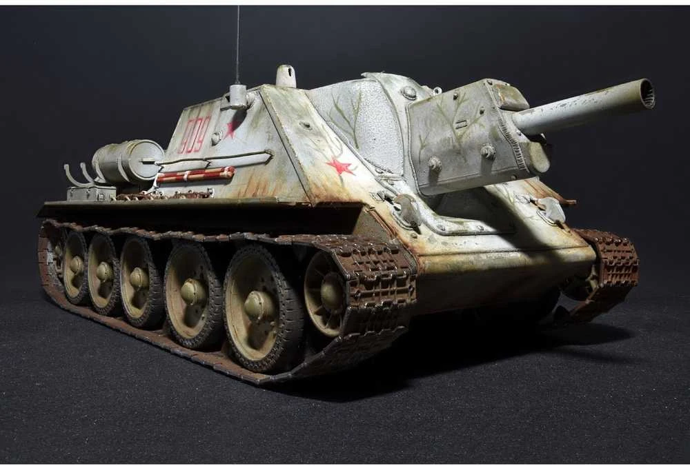 Miniart SU-122 ankstyvas savaeigis pabūklas, 1/35 surinkimo rinkinys