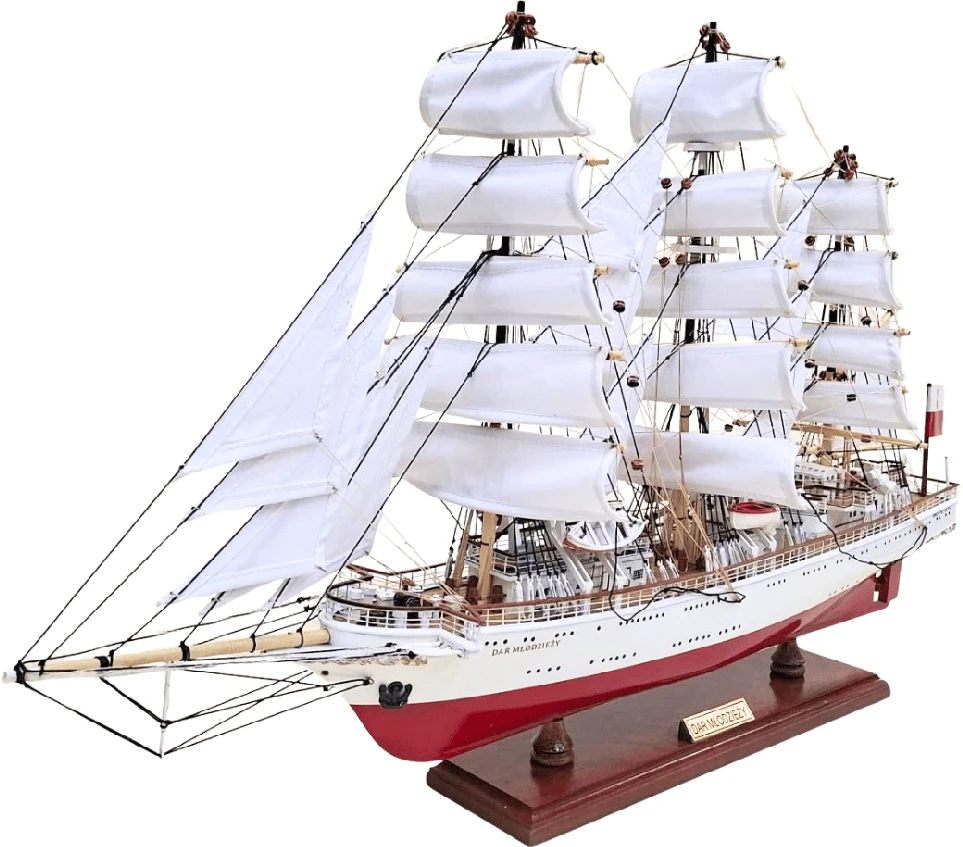 Mirtop Burlaivio Dar Młodzieży modelis XXL 71 cm, rankų darbo