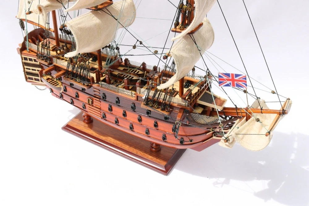 Mirtop Burlaivio HMS Victory modelis 54 cm, surinktas, rankų darbo
