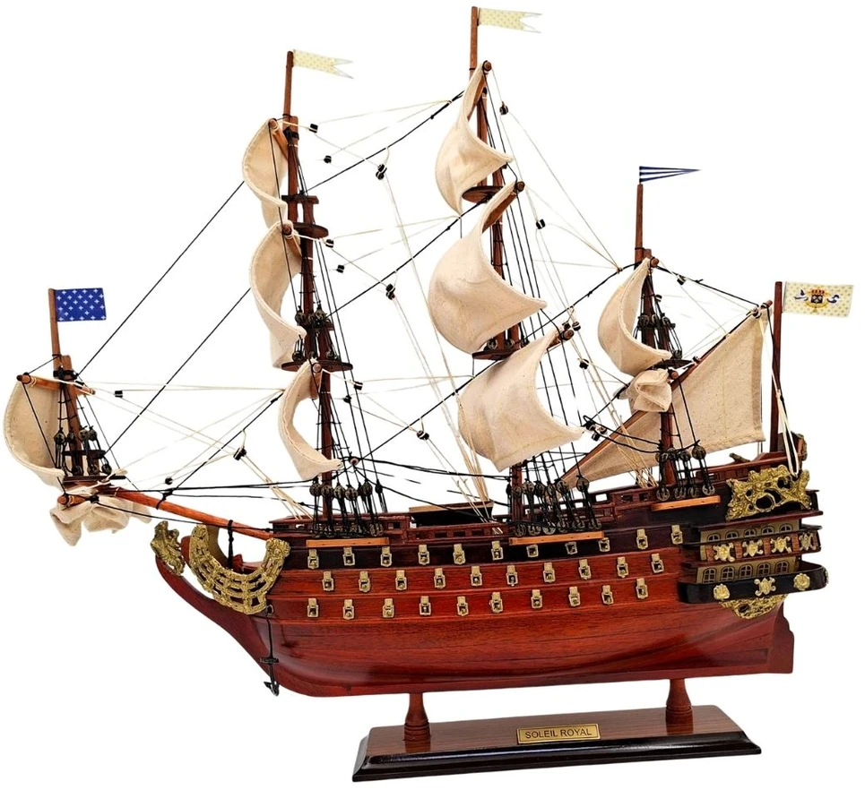 Mirtop Burlaivio Soleil Royal modelis 46 cm, surinktas, rankų darbo