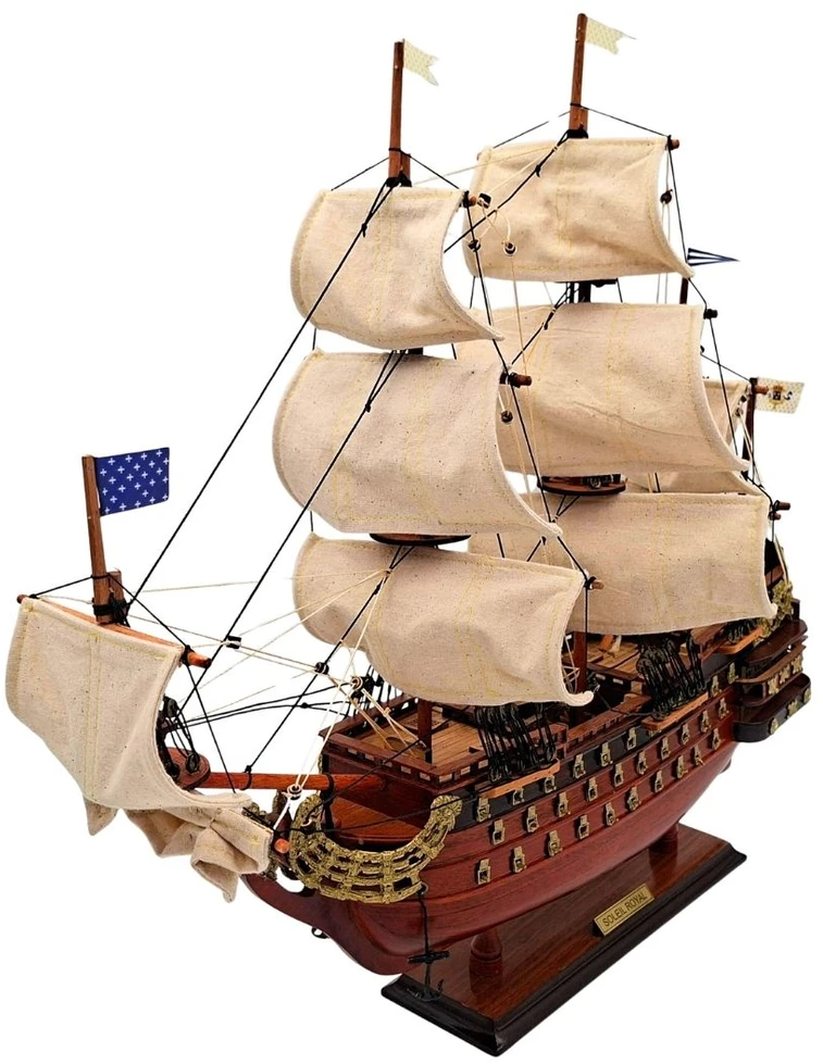 Mirtop Burlaivio Soleil Royal modelis 46 cm, surinktas, rankų darbo