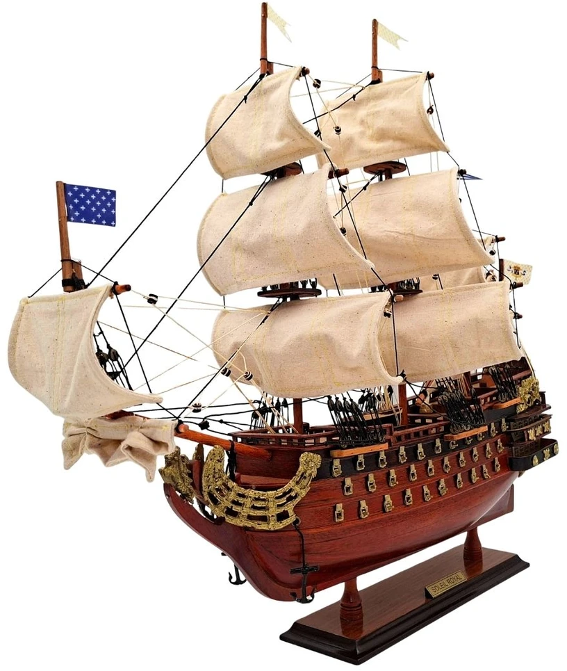 Mirtop Burlaivio Soleil Royal modelis 46 cm, surinktas, rankų darbo