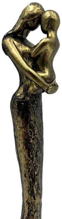 Mirtop Auksinė statulėlė „Mama su vaiku“ 26,8 cm – meilės ir šeimos simbolis