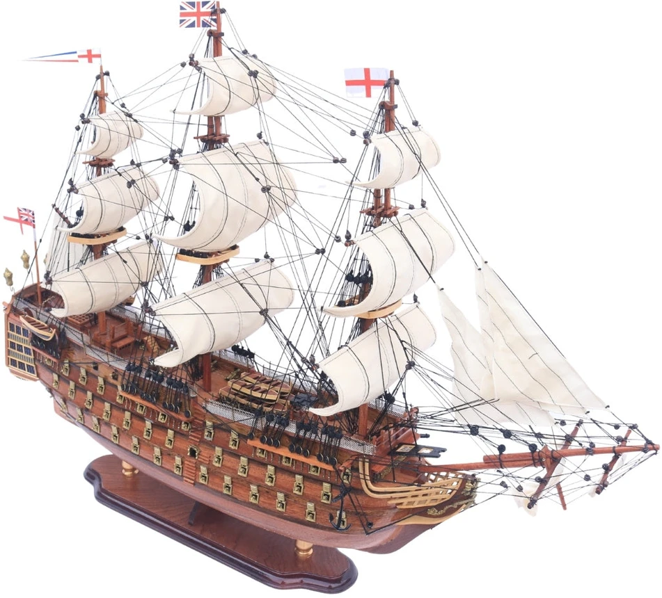 Mirtop Didelis burlaivio HMS Prince modelis 94 cm, rankų darbo