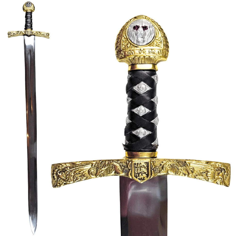 Mirtop Excalibur kardas – karaliaus Artūro legendinio kardo kolekcinė replika
