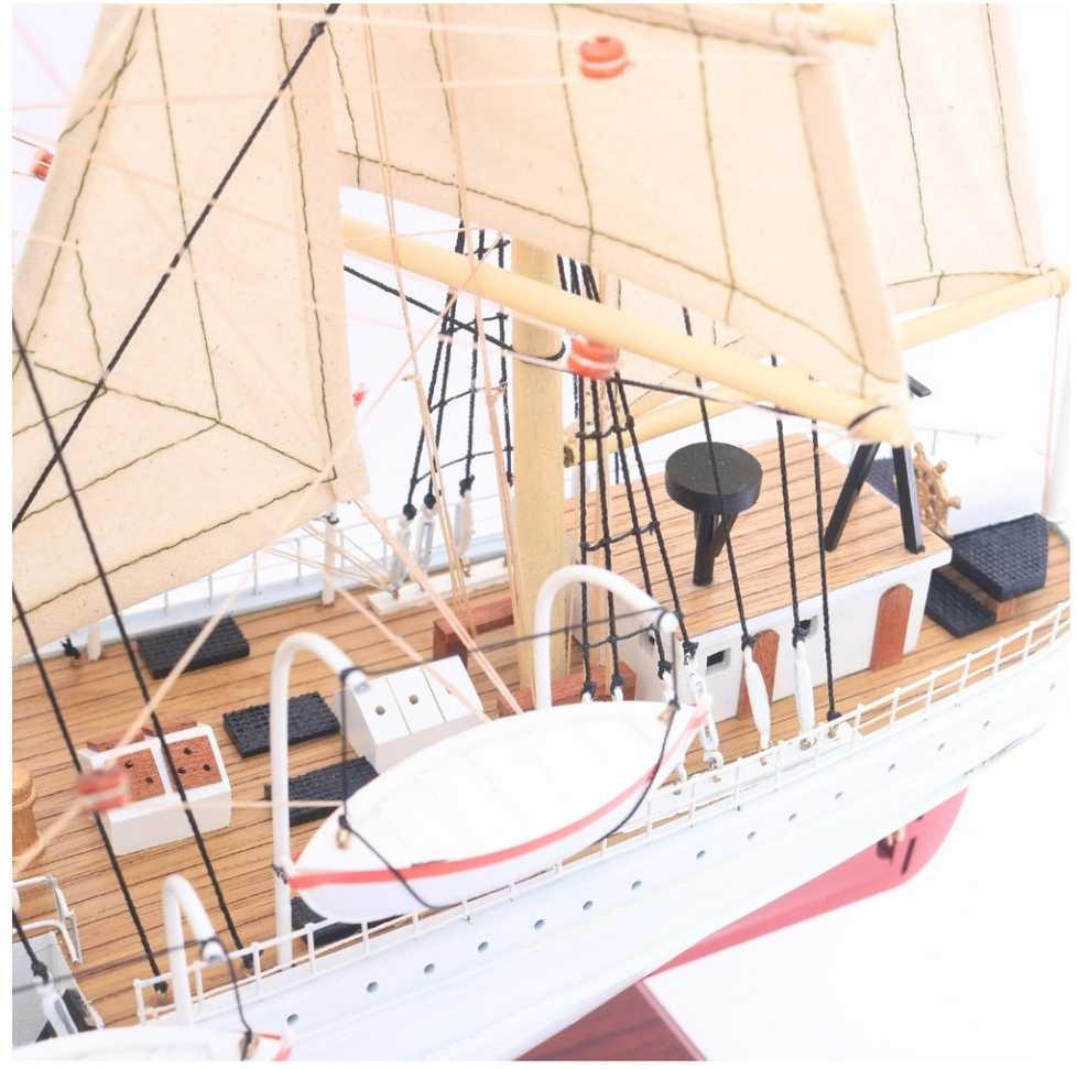 Mirtop Dar Pomorza burlaivio rankų darbo modelis 82 cm – jūrinė dekoracija