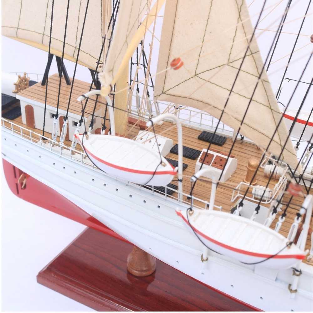 Mirtop Dar Pomorza burlaivio rankų darbo modelis 82 cm – jūrinė dekoracija