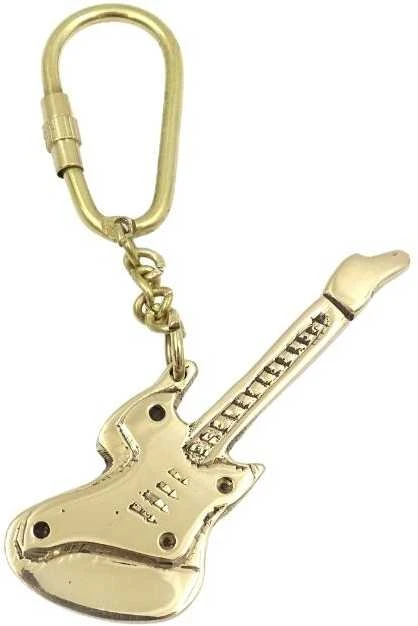 Mirtop Žalvarinis gitaros raktų pakabukas su karabinu – puiki dovana gitaristui