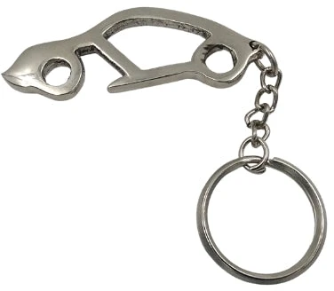 Mirtop Metalinis raktų pakabukas-atidarytuvas automobilio formos, 12,5 cm