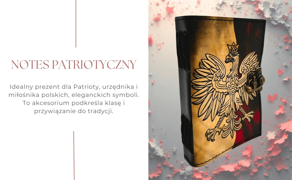 Mirtop Odinis užrašų sąsiuvinis „Lenkijos erelis“ patriotams, 200 psl.
