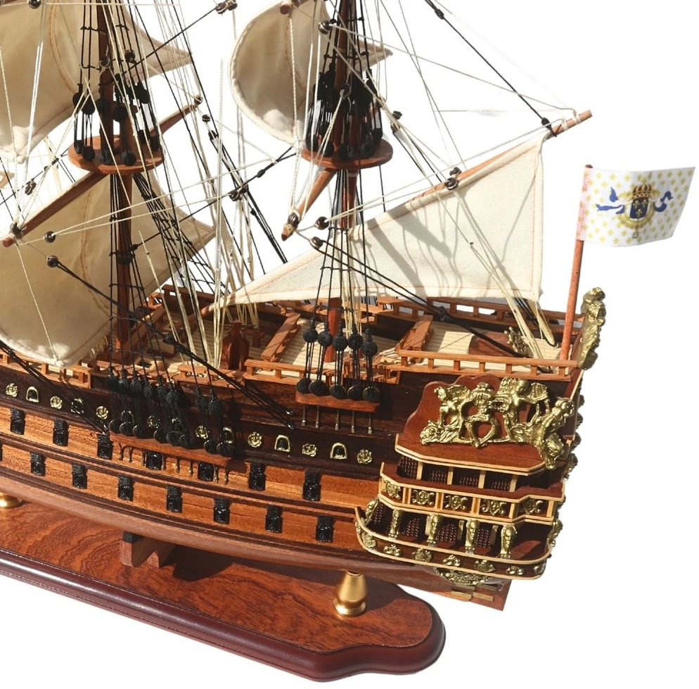 Mirtop Prabangus burlaivio Soleil Royal modelis 65 cm, rankų darbo
