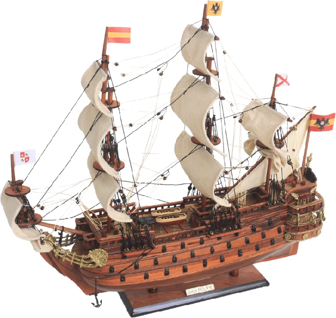 Mirtop Rankų darbo burlaivio San Felipe modelis 45 cm