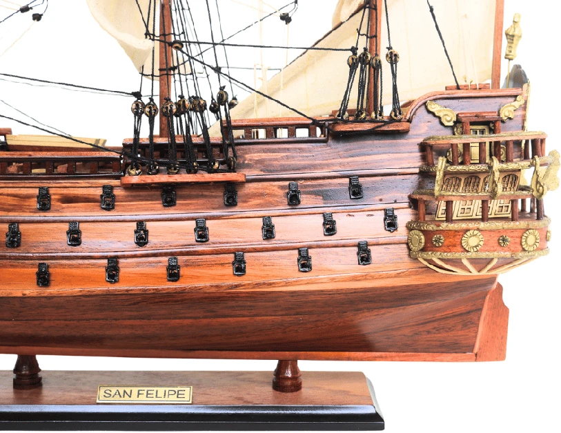 Mirtop Rankų darbo burlaivio San Felipe modelis 45 cm