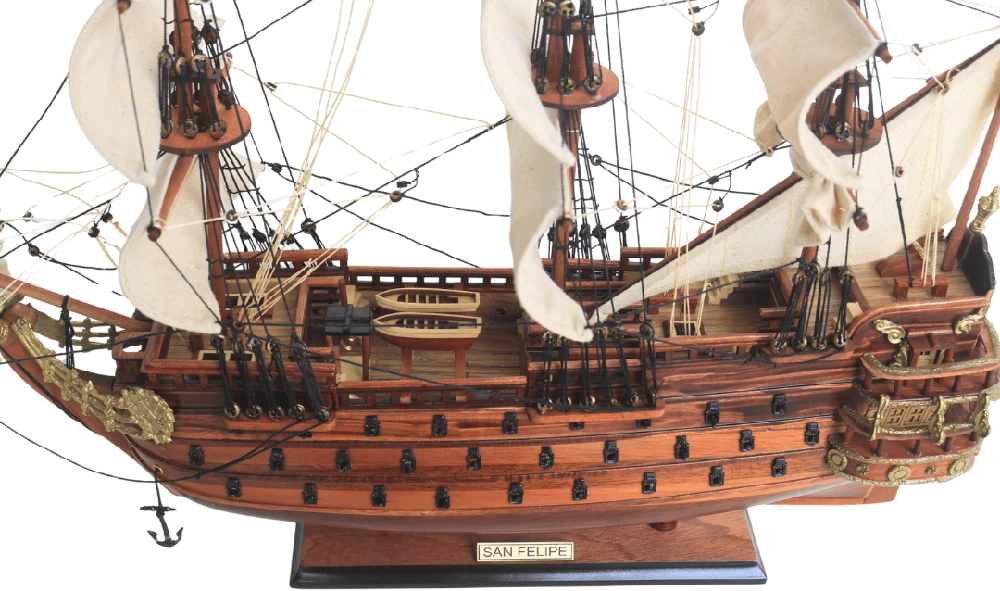 Mirtop Rankų darbo burlaivio San Felipe modelis 45 cm