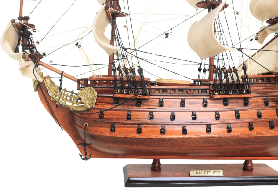 Mirtop Rankų darbo burlaivio San Felipe modelis 45 cm