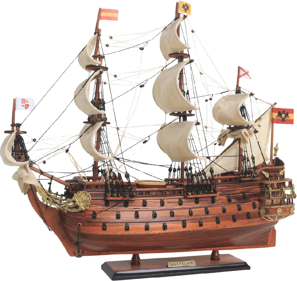 Mirtop Rankų darbo burlaivio San Felipe modelis 45 cm
