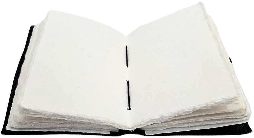 Mirtop Rankų darbo ožkos odos užrašinė „Saulė ir Mėnulis“, 200 psl., 125 gsm