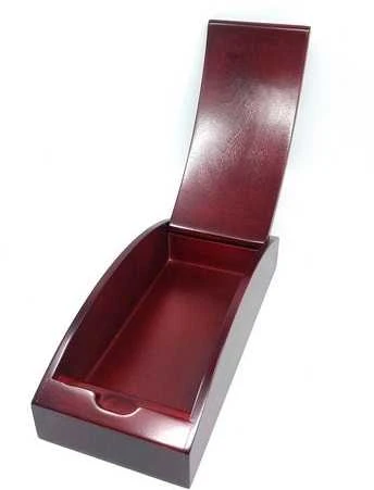 Mirtop Medinė dėžutė 21×9×5,5 cm, vyšninė – stilinga papuošalams ir smulkmenoms