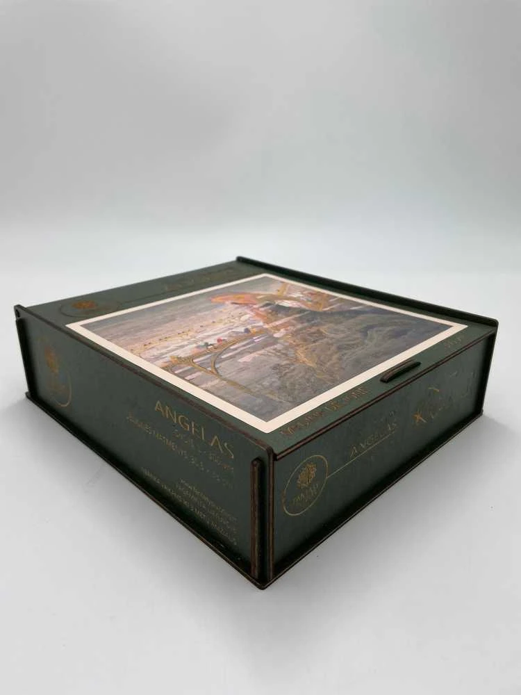 Fantasy Puzzles M.K. Čiurlionis Angelas – medinė dėlionė, 150 detalių, suaugusiems