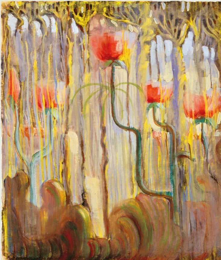 Fantasy Puzzles M.K. Čiurlionis „Pasaulio sutvėrimas IX“ kolekcinė medinė dėlionė, 150 det., M
