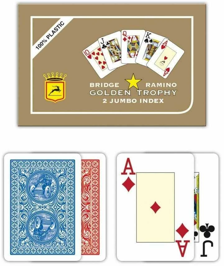 Modiano Golden Trophy Ramino Žaidimų Kortos