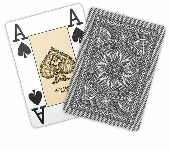 Modiano Poker Žaidimo Kortos (Pilkos)