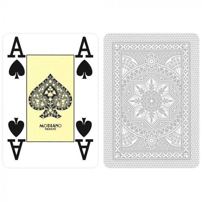 Modiano Poker Žaidimo Kortos (Pilkos)