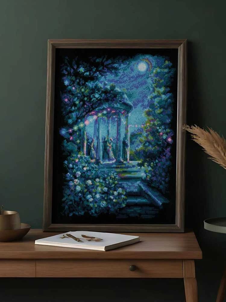 Riolis Kryželio siūlų rinkinys "Moonlight Magic" 30x40 SR2216