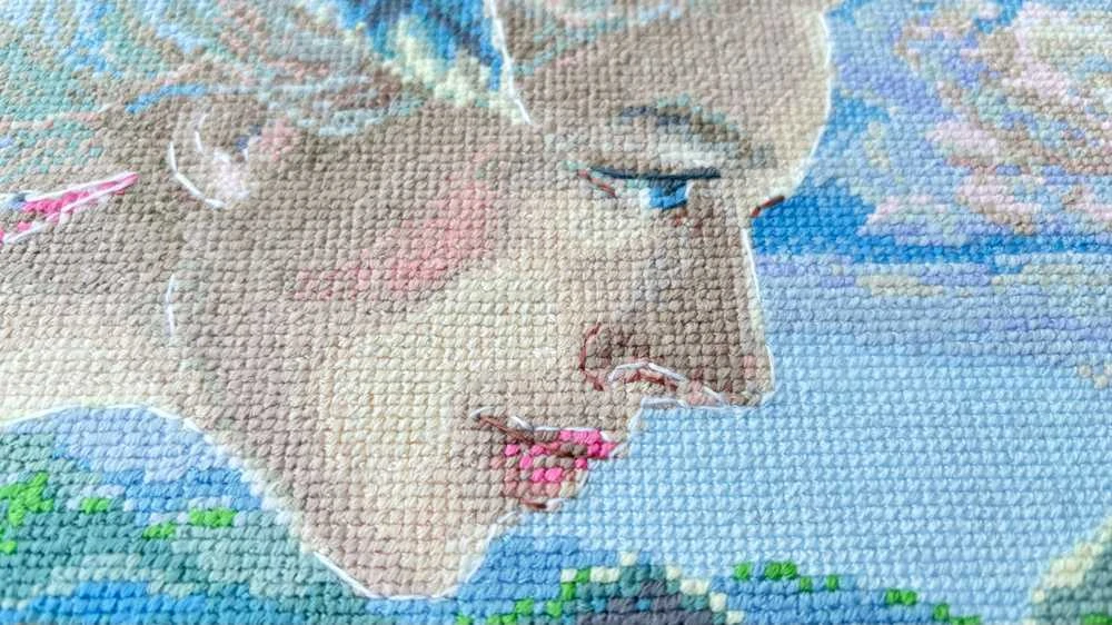 Riolis Kryželiu siuvinėjimo rinkinys - Aine kolekcija "Motina gamta. Dangus" 40x30 cm SRA1002
