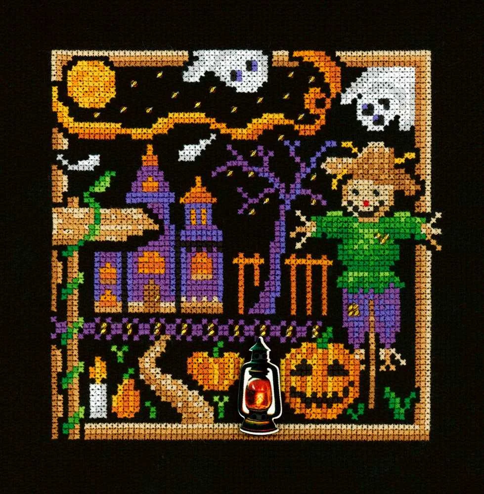 MP Studia Beldizart Kryželiu siuvinėjimo rinkinys "Mini Sampler. Halloween" SNV-940