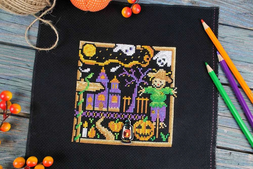 MP Studia Beldizart Kryželiu siuvinėjimo rinkinys "Mini Sampler. Halloween" SNV-940
