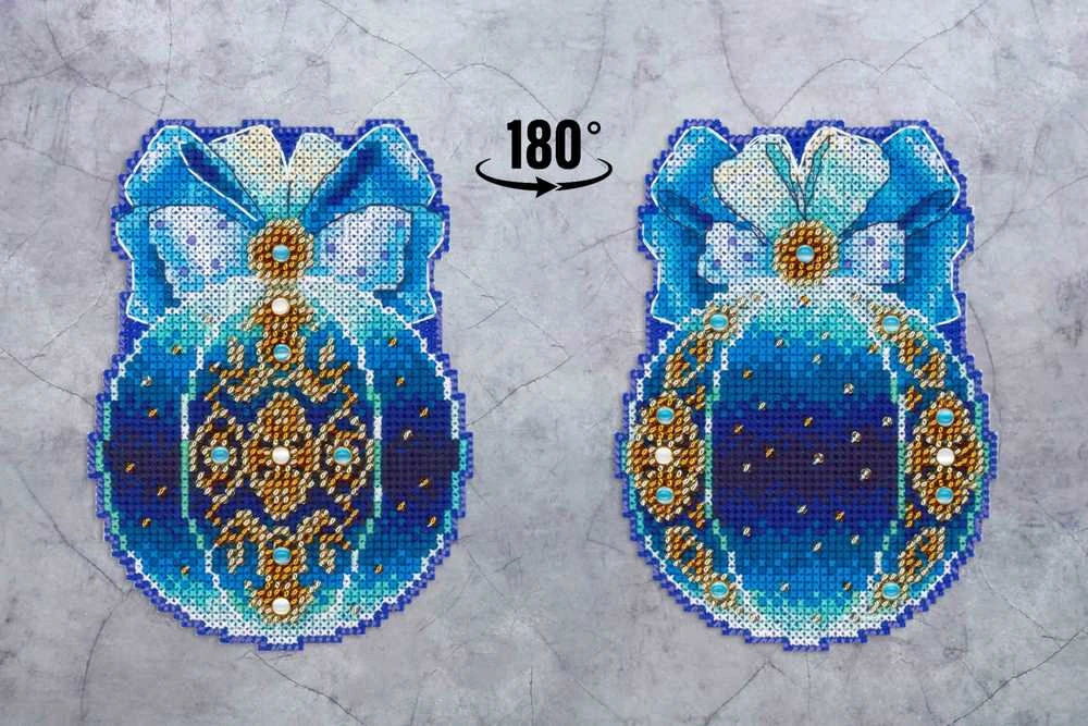 MP Studia Beldizart Kryželiu siuvinėjimo rinkinys „Kalėdinis kamuoliukas. Nakties magija“ SR-969