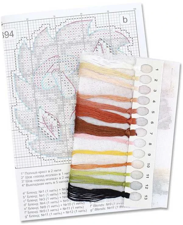 MP Studia Kryželiu siuvinėjimo rinkinys „Šmaikštus ežiukas“ 10x9 cm SR-894