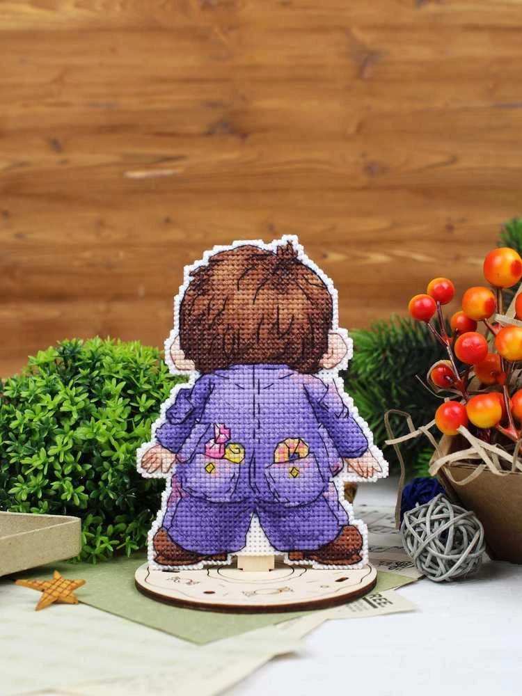 MP Studia Kryželiu siuvinėjimo rinkinys „Sweet Tooth“ 12×9 cm pradedantiesiems