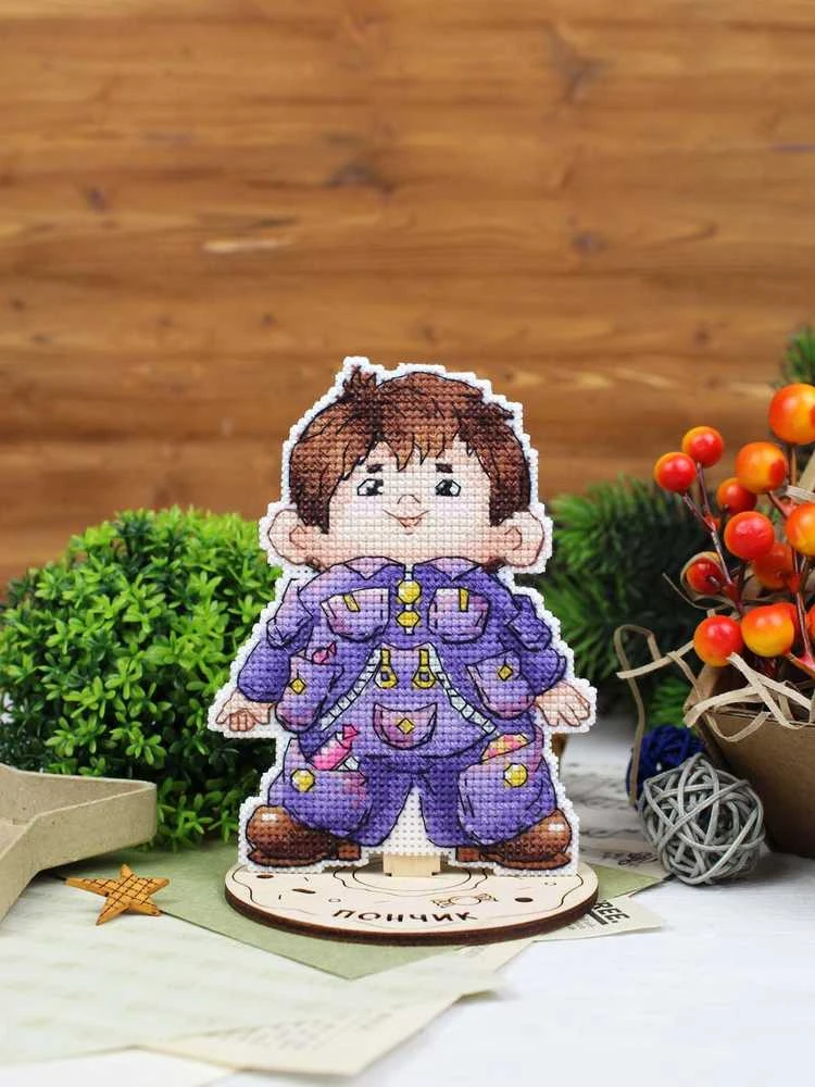 MP Studia Kryželiu siuvinėjimo rinkinys „Sweet Tooth“ 12×9 cm pradedantiesiems