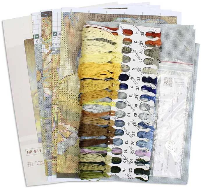 MP Studia Kryželių siuvinėjimo rinkinys Saulėtas natiurmortas 40×30 cm