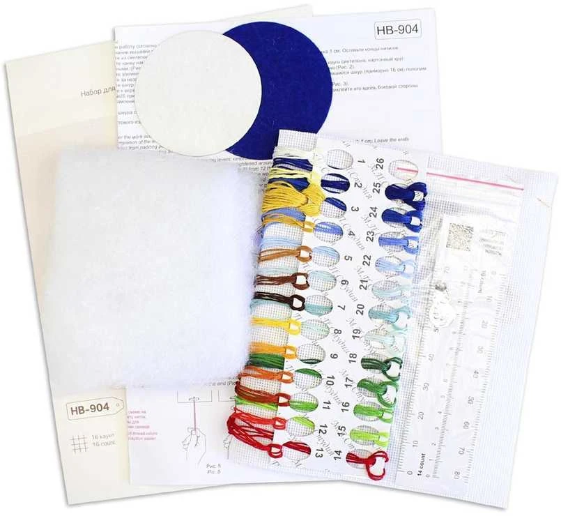 MP Studia Kryželiu siuvinėjimo rinkinys „Žibintas“ pinkeep adatinė, 9×9 cm